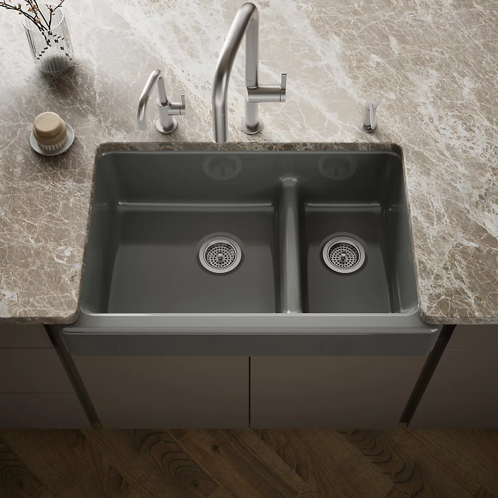 Kohler 6426-58 Whitehaven Uc, 36 Sd, Short Apron Sink