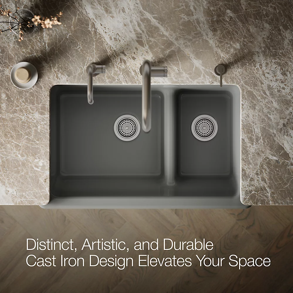 Kohler 6426-58 Whitehaven Uc, 36 Sd, Short Apron Sink