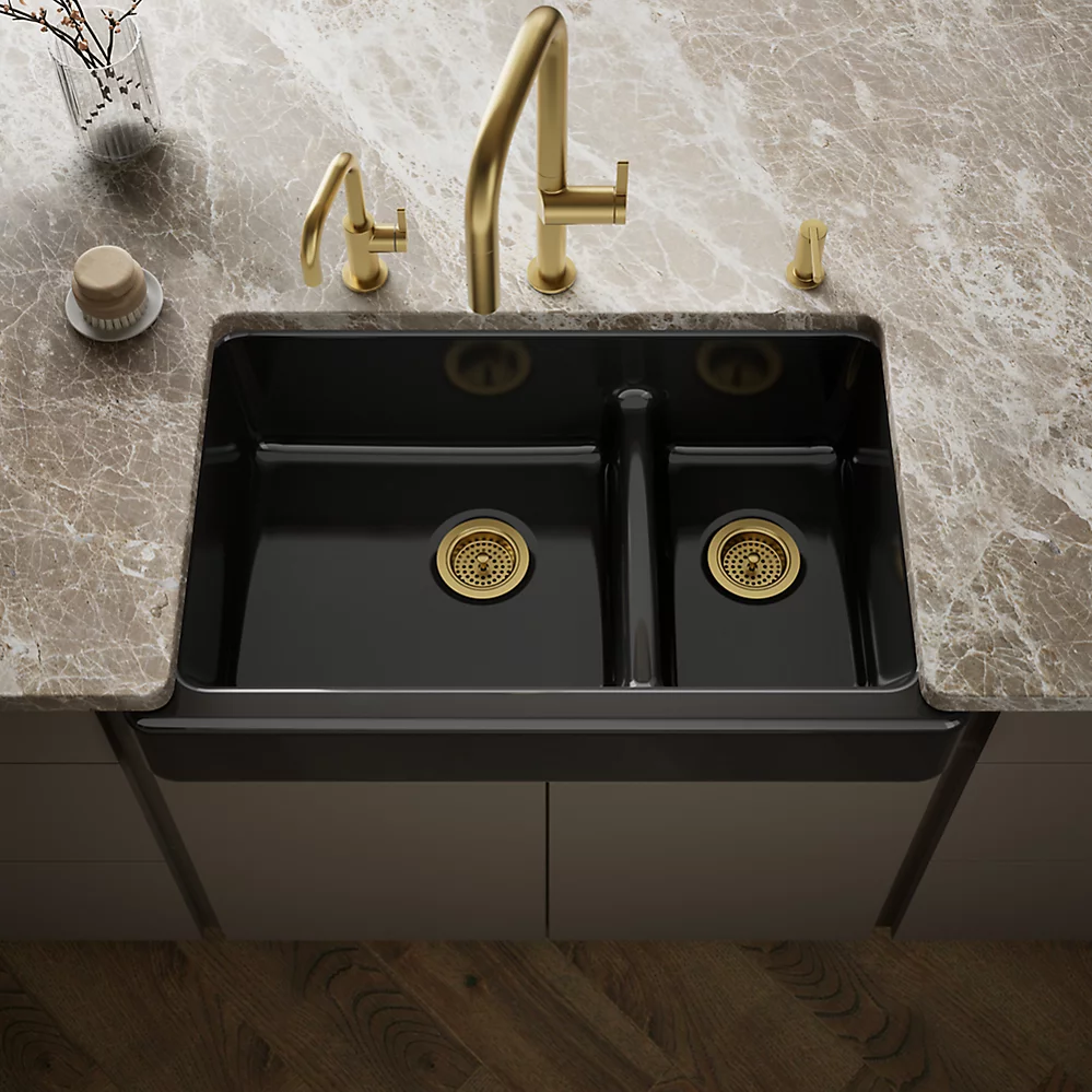 Kohler 6426-7 Whitehaven Uc, 36 Sd, Short Apron Sink