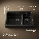 Kohler 6426-7 Whitehaven Uc, 36 Sd, Short Apron Sink