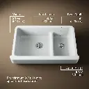 Kohler 6426-95 Whitehaven Uc, 36 Sd, Short Apron Sink
