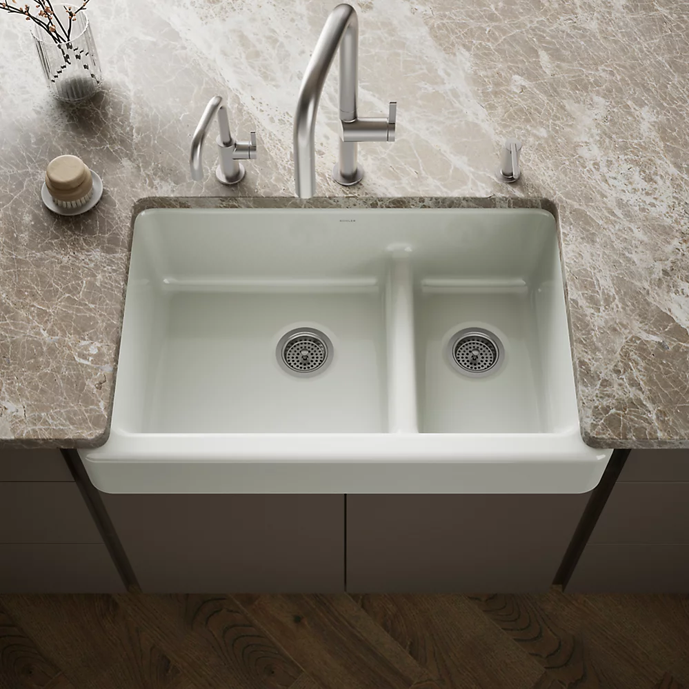 Kohler 6426-FF Whitehaven Uc, 36 Sd, Short Apron Sink