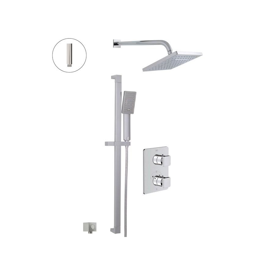 ALT 91282 Riga Thermostatic Shower System 2 Functions Chrome 1