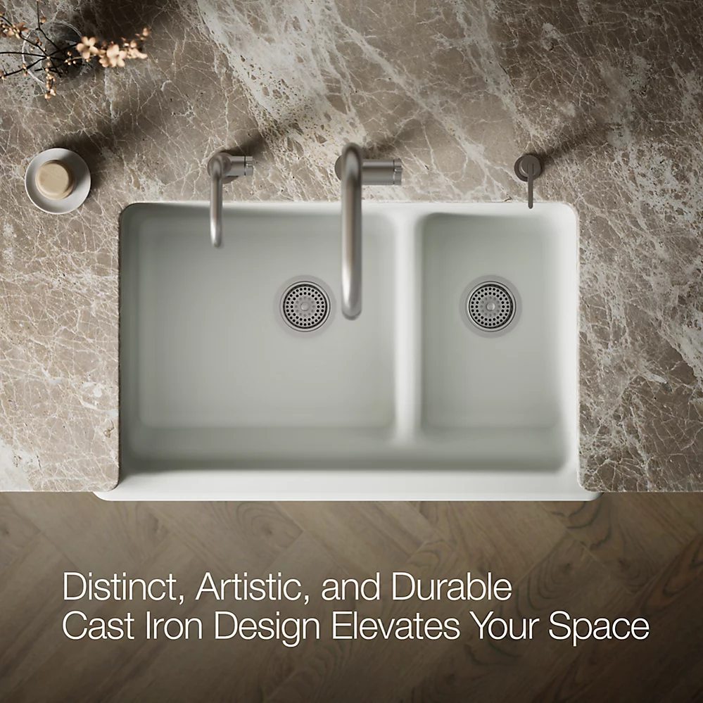 Kohler 6426-FF Whitehaven Uc, 36 Sd, Short Apron Sink