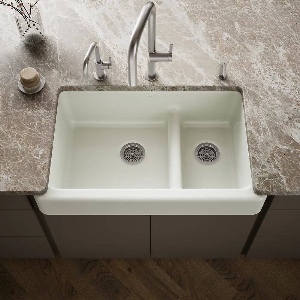 Kohler 6426-NY Whitehaven Uc, 36 Sd, Short Apron Sink