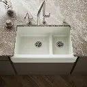 Kohler 6426-NY Whitehaven Uc, 36 Sd, Short Apron Sink