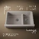 Kohler 6426-TRF Whitehaven Uc 36 Sd Short Apron Sink