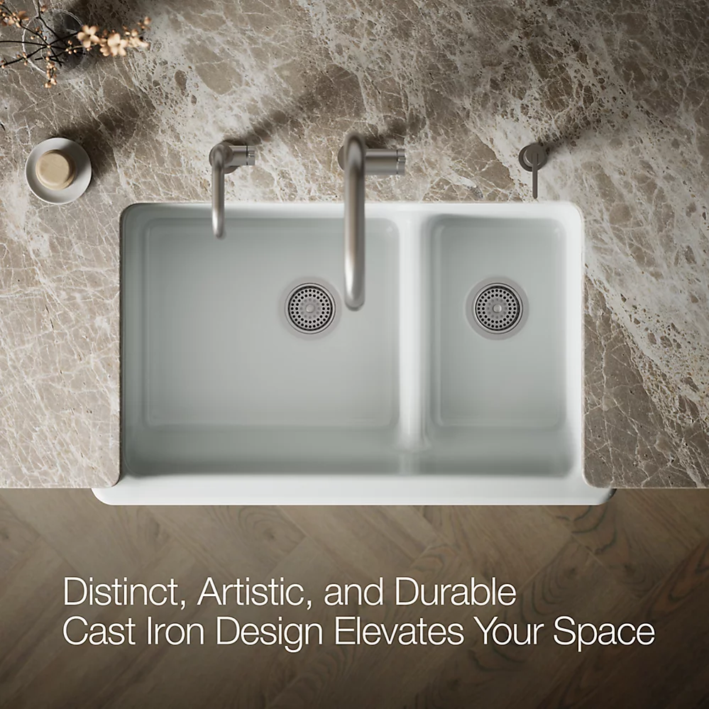 Kohler 6427-95 Whitehaven Uc, 36 Sd, Tall Apron Sink