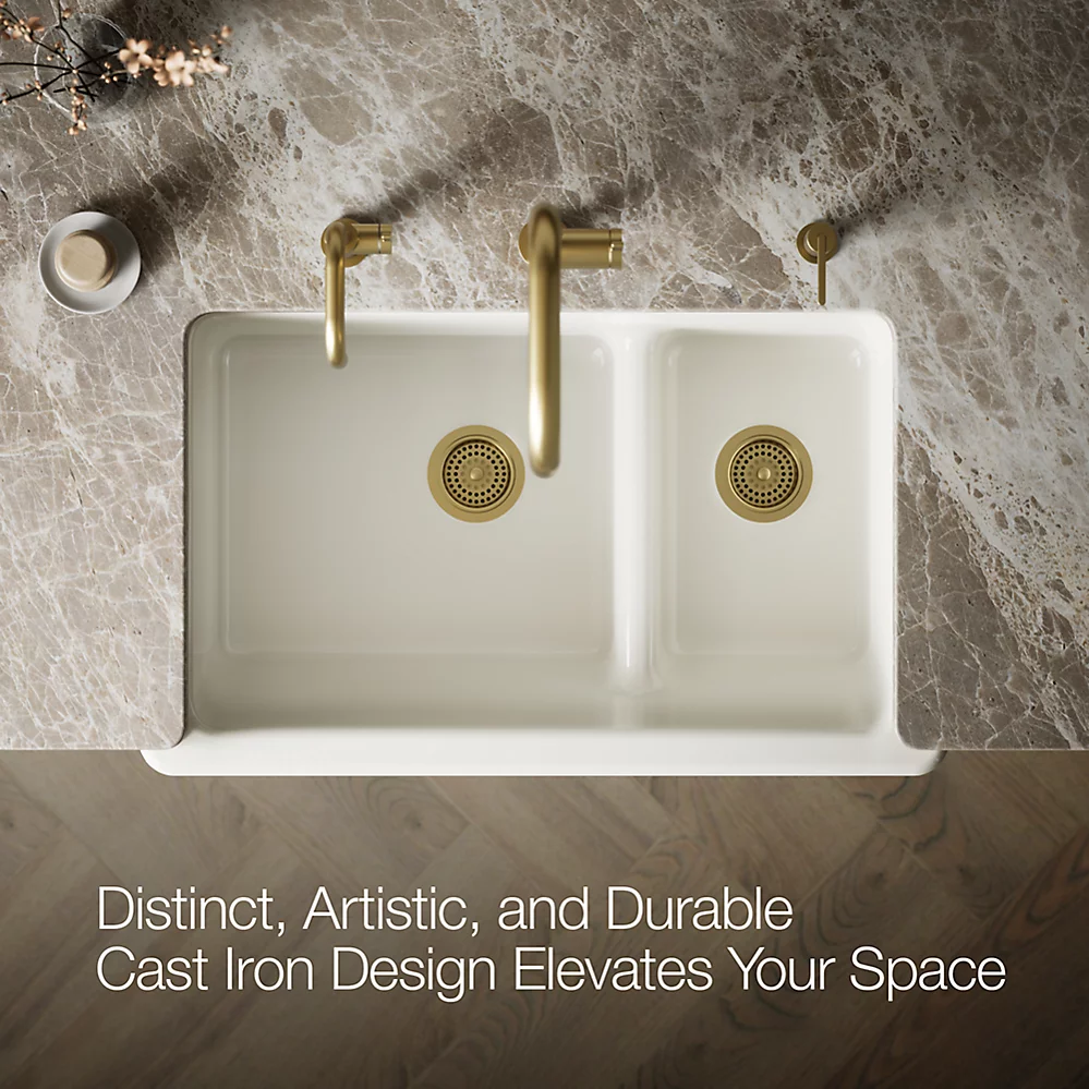 Kohler 6427-96 Whitehaven Uc, 36 Sd, Tall Apron Sink