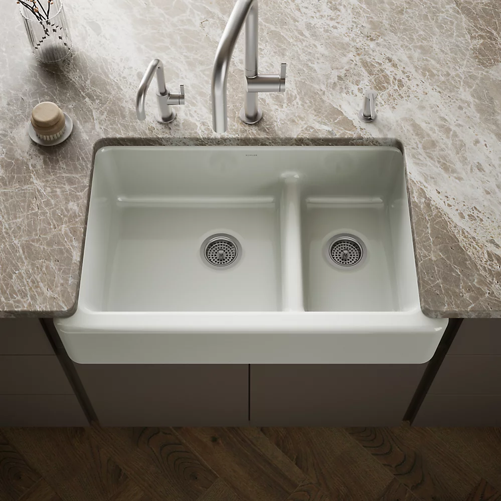 Kohler 6427-FF Whitehaven Uc, 36 Sd, Tall Apron Sink