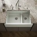 Kohler 6427-FF Whitehaven Uc, 36 Sd, Tall Apron Sink
