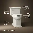 Kohler 6428-96 Memoirs Stately Ch-1Pc 1.28 Eb Toilet