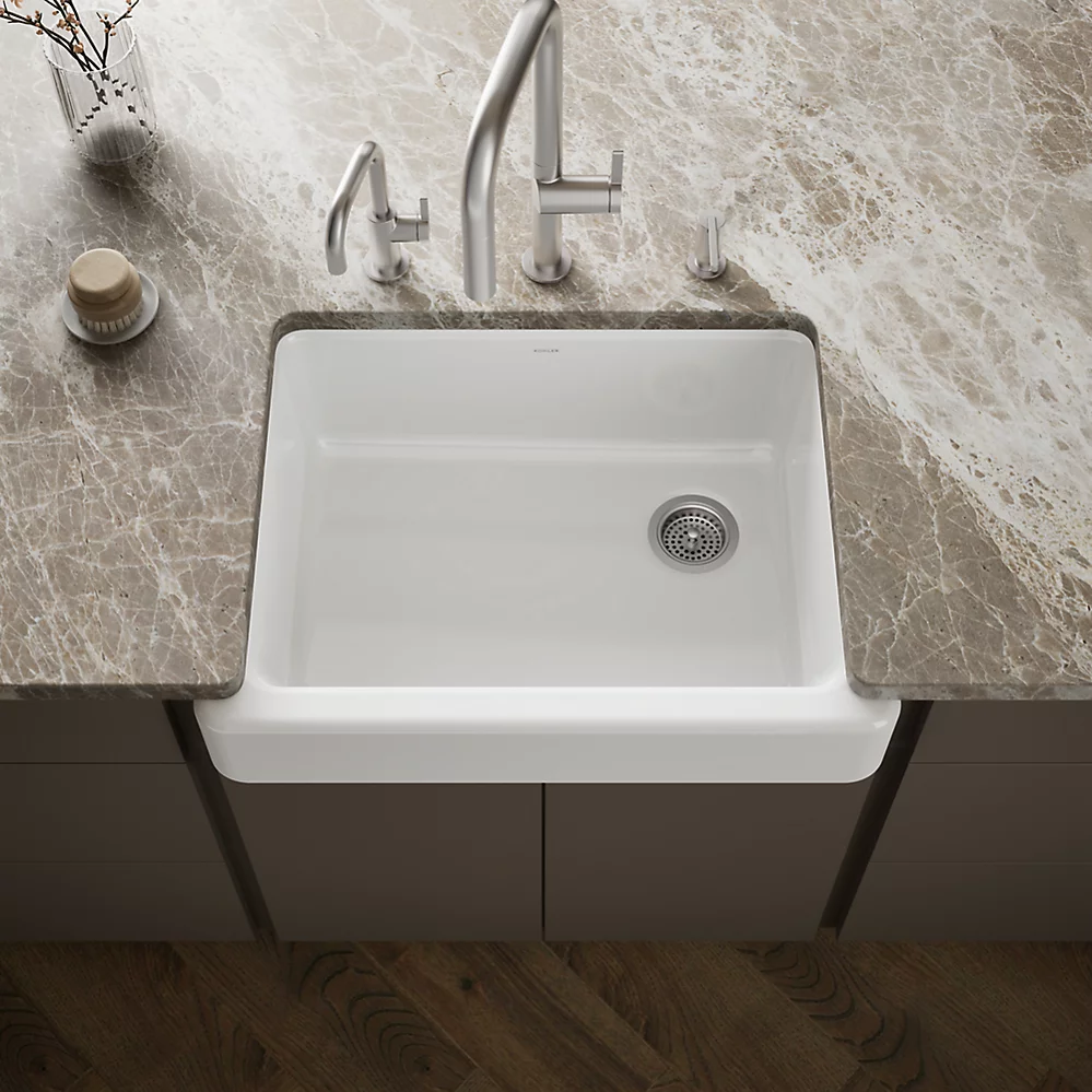 Kohler 6486-0 Whitehaven Uc, 30 , Short Apron Sink