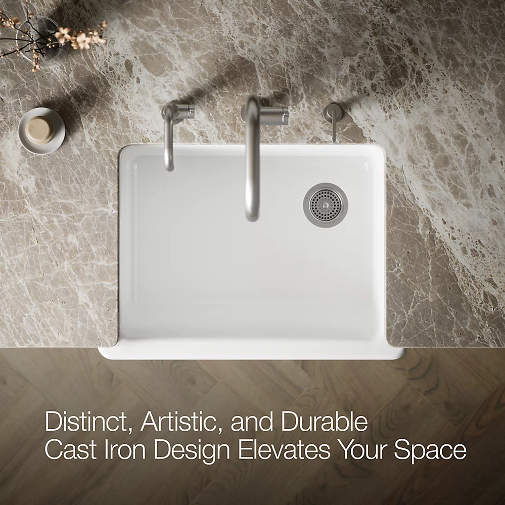 Kohler 6486-0 Whitehaven Uc, 30 , Short Apron Sink