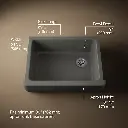 Kohler 6486-58 Whitehaven Uc, 30 , Short Apron Sink