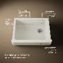Kohler 6486-96 Whitehaven Uc, 30 , Short Apron Sink