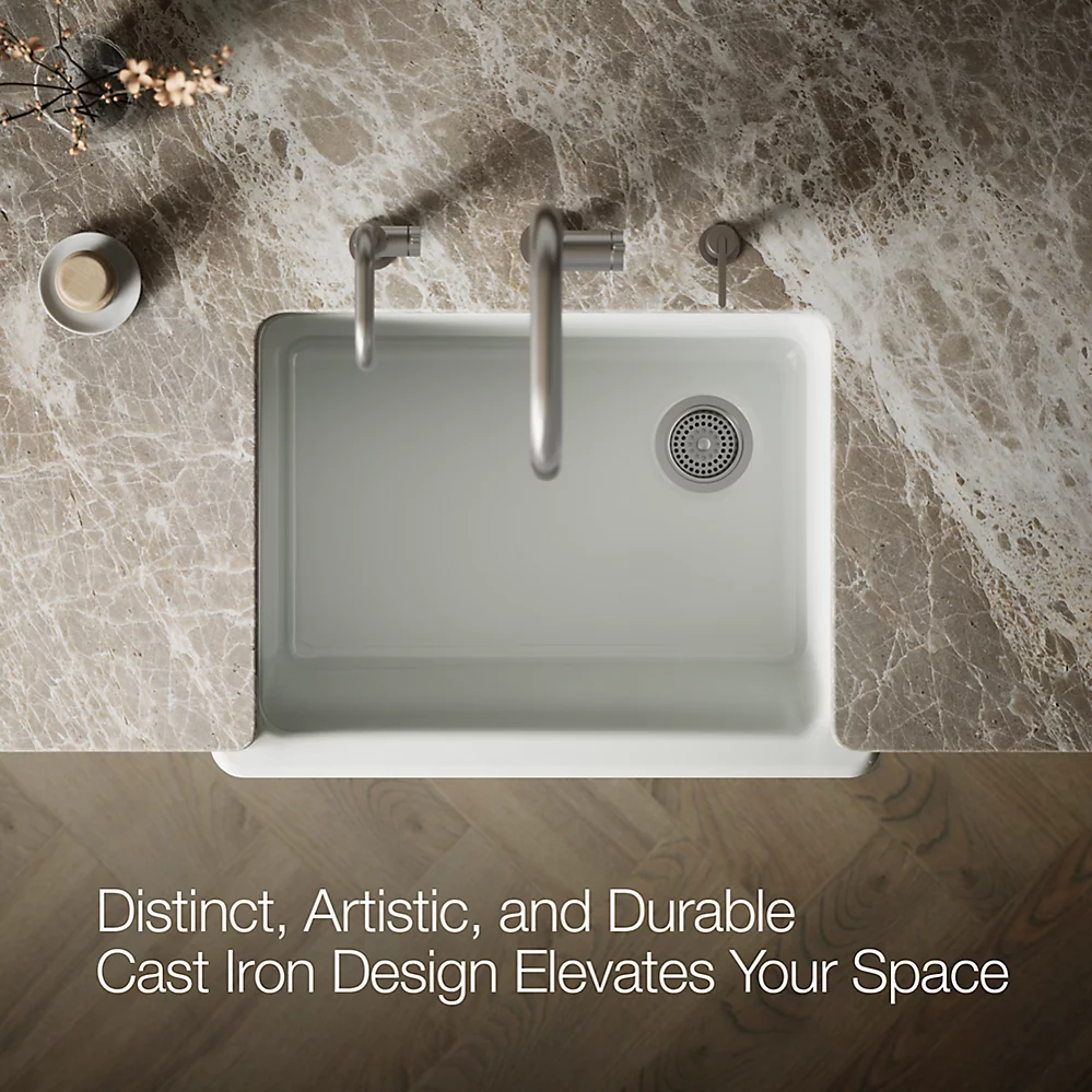 Kohler 6486-FF Whitehaven Uc, 30 , Short Apron Sink