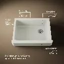 Kohler 6486-NY Whitehaven Uc, 30 , Short Apron Sink
