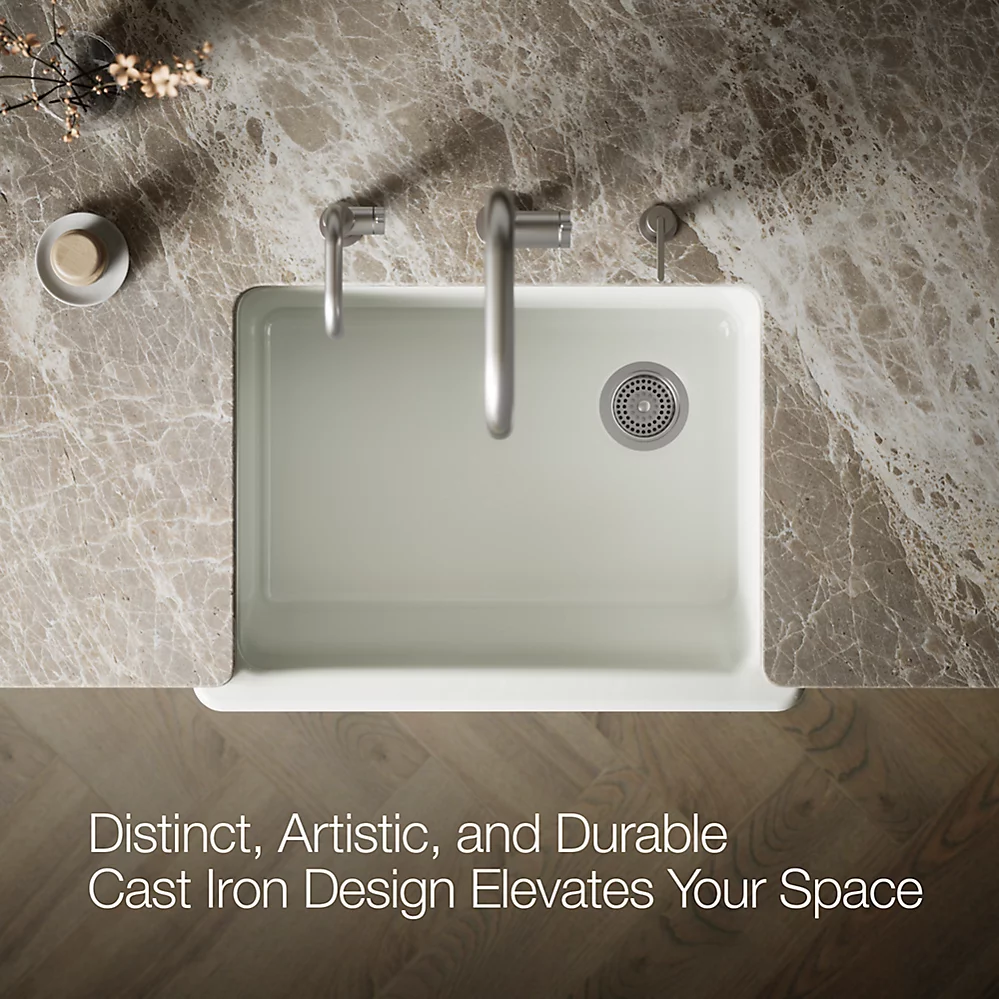 Kohler 6486-NY Whitehaven Uc, 30 , Short Apron Sink