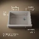 Kohler 6486-TRF Whitehaven Uc 30 Short Apron Sink