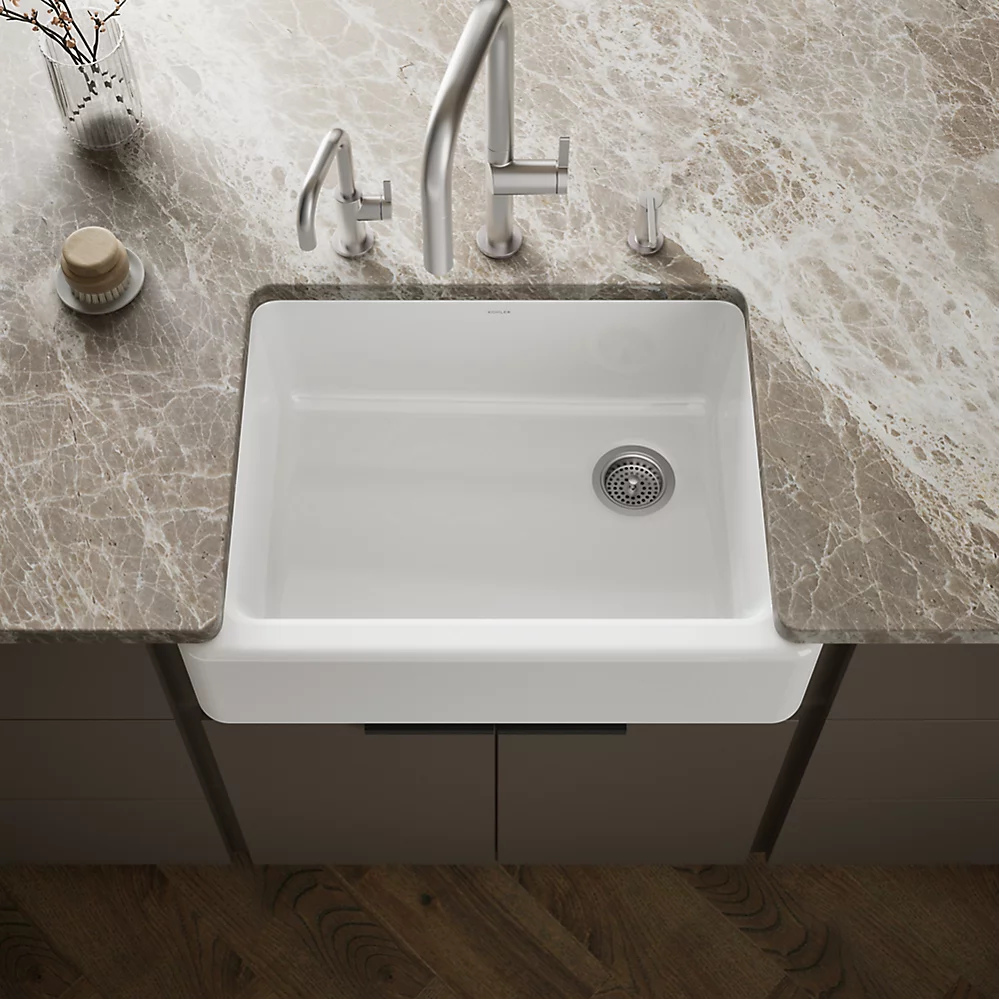 Kohler 6487-0 Whitehaven Uc, 30 , Tall Apron Sink