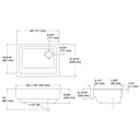 Kohler 6487-7 Whitehaven Uc, 30 , Tall Apron Sink