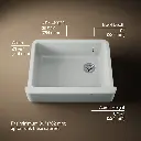 Kohler 6487-95 Whitehaven Uc, 30 , Tall Apron Sink