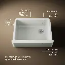 Kohler 6487-FF Whitehaven Uc, 30 , Tall Apron Sink