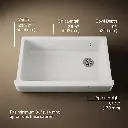 Kohler 6488-0 Whitehaven Uc 36 Short Apron Sink
