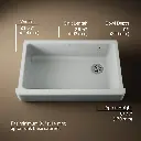 Kohler 6488-95 Whitehaven Uc 36 Short Apron Sink