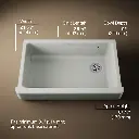 Kohler 6488-FF Whitehaven Uc 36 Short Apron Sink