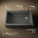 Kohler 6489-58 Whitehaven Uc 36 Tall Apron Sink