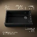 Kohler 6489-7 Whitehaven Uc 36 Tall Apron Sink