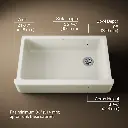 Kohler 6489-96 Whitehaven Uc 36 Tall Apron Sink