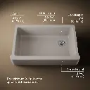 Kohler 6489-TRF Whitehaven Uc 36 Tall Apron Sink