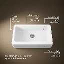 Kohler 6546-0 Dickinson Uc Apron Sink