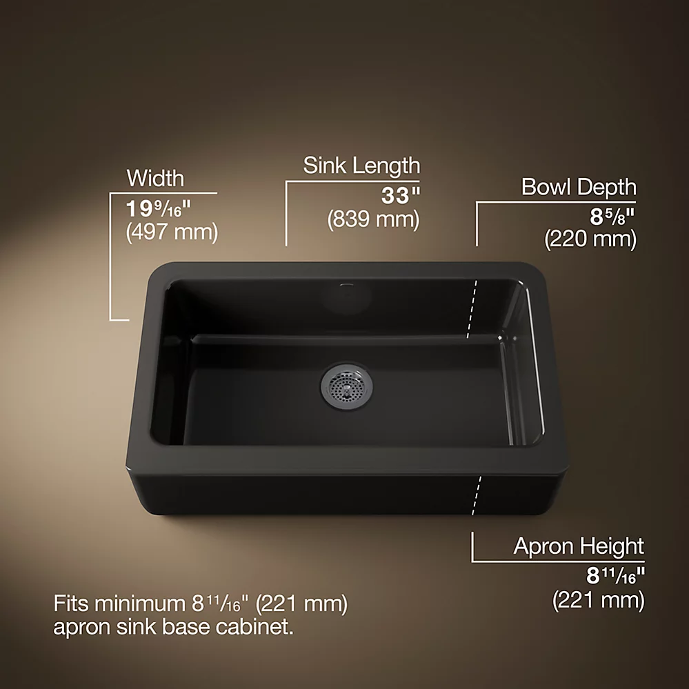 Kohler 6546-7 Dickinson Uc Apron Sink