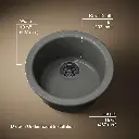 Kohler 6565-58 Porto Fino 18 Sr/Uc Sink 0-Hl
