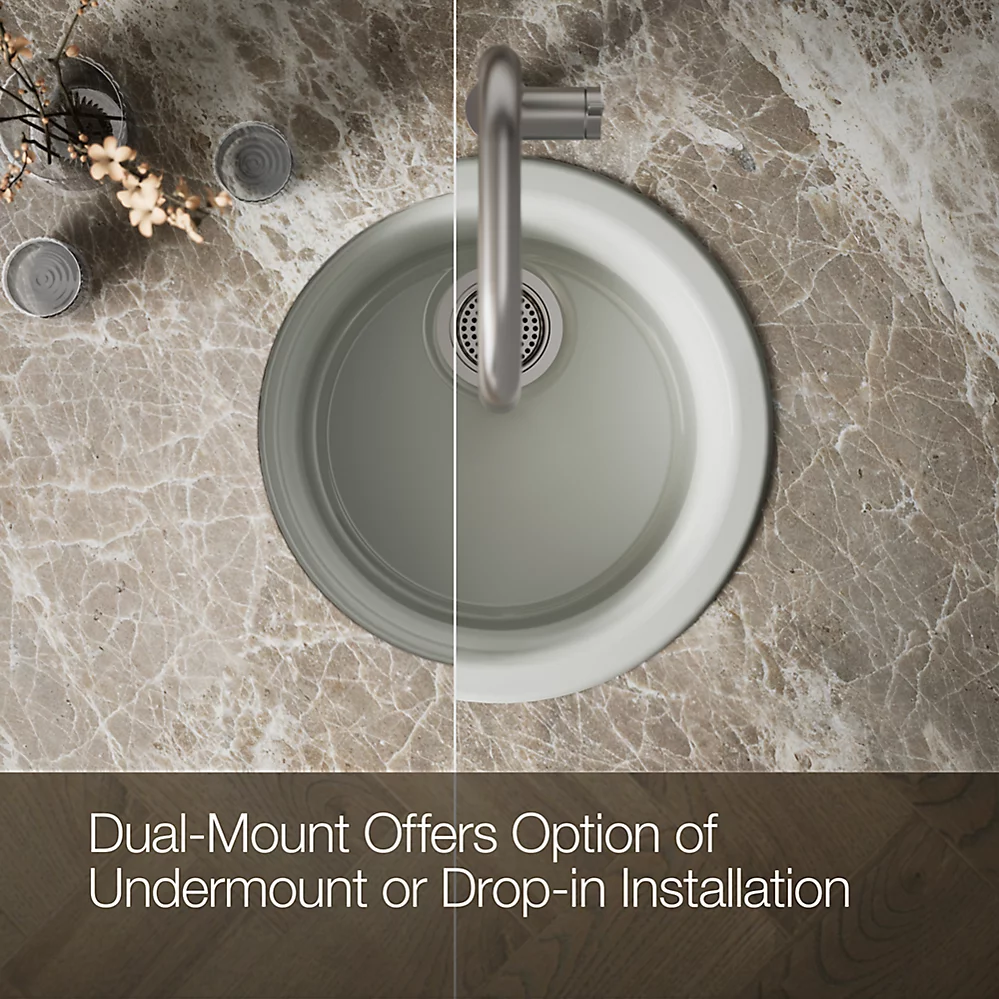 Kohler 6565-FF Porto Fino 18 Sr/Uc Sink 0-Hl