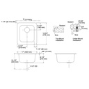 Kohler 6584-FF Iron/Tones Uc-Sr Sink