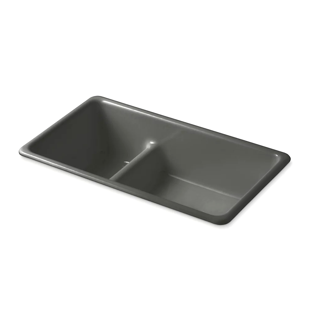 Kohler 6625-58 Iron/Tones Smart Divide Uc Sink