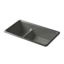 Kohler 6625-58 Iron/Tones Smart Divide Uc Sink