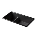 Kohler 6625-7 Iron/Tones Smart Divide Uc Sink
