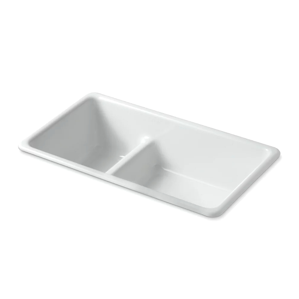 Kohler 6625-95 Iron/Tones Smart Divide Uc Sink