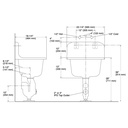 Kohler 6718-0 Bannon 22X18 Service Sk W/Rim