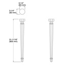 Kohler 6839-BN Kathryn Oct. Legs