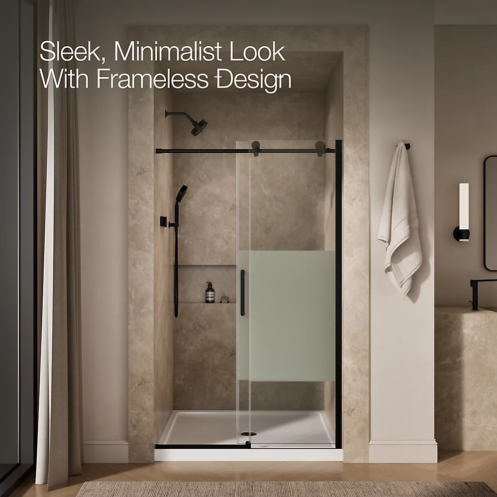 Kohler 701695-G81-BL Composed3/8 Sliding Showerdoor Cc 78X48