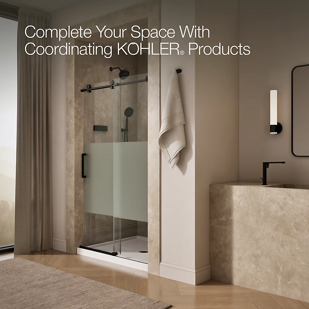 Kohler 701695-G81-BL Composed3/8 Sliding Showerdoor Cc 78X48