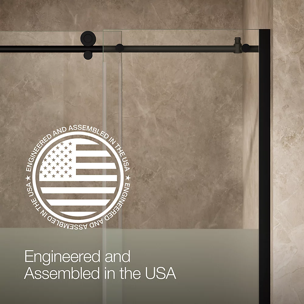 Kohler 701695-G81-BL Composed3/8 Sliding Showerdoor Cc 78X48