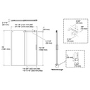 Kohler 701695-G81-BL Composed3/8 Sliding Showerdoor Cc 78X48